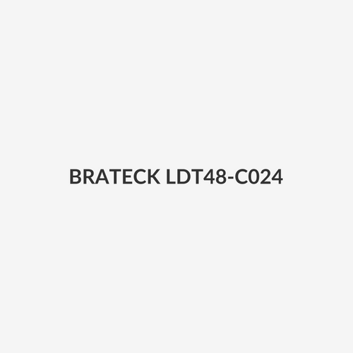 BRATECK LDT48-C024 - 17''-32'' Pole-Mounted Gas Spring Dual Monitor Desk Mount Bracket w/ Detachable Plate