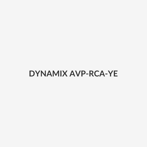 DYNAMIX AVP-RCA-YE - Yellow RCA to RCA Keystone Adapter Gold Plated