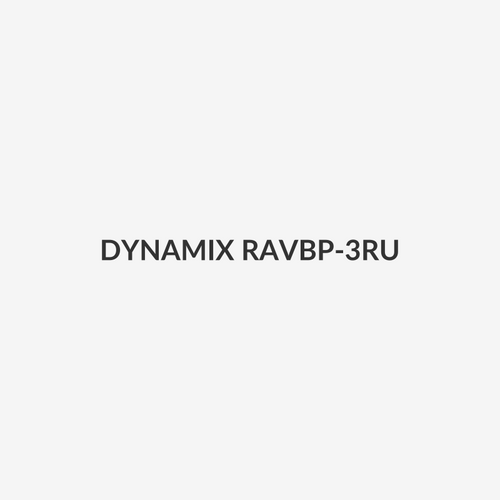 DYNAMIX RAVBP-3RU - 3RU Vented Blanking Panel. Black Includes 4x Cage Nuts