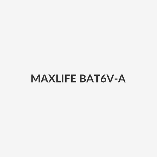 MAXLIFE BAT6V-A - 6V Alkaline Super Heavy Duty Single Battery. Long Lasting Alkaline Formula