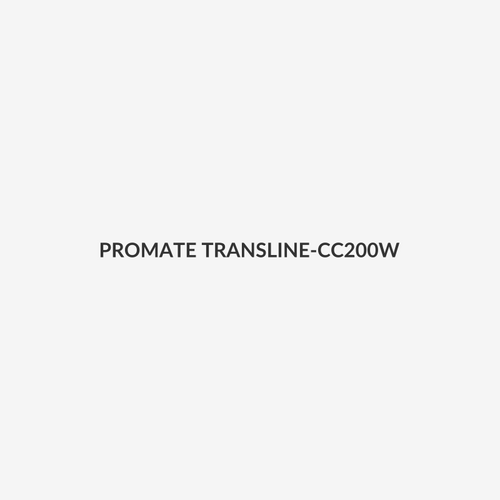 PROMATE TRANSLINE-CC200W - 2m USB-C to USB-C Cable Transparent Connectors & LED'' Supports 60W PD. 25000+ Bend