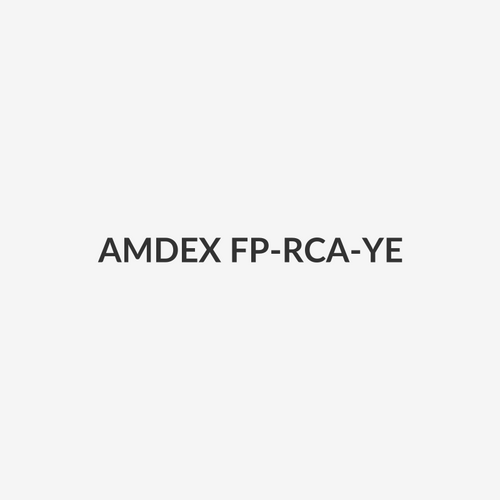 AMDEX FP-RCA-YE - Yellow RCA to RCA Jack. Gold Plated