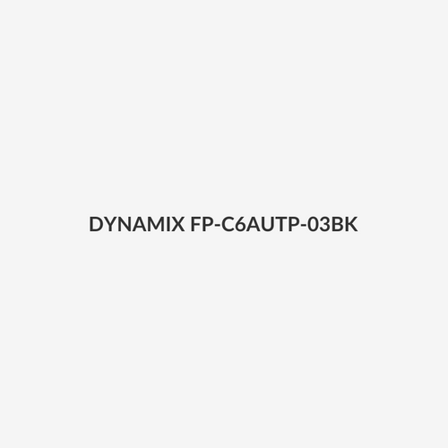 DYNAMIX FP-C6AUTP-03BK - Cat6A UTP Keystone RJ45 Slimline Jack T568A/B Wiring 180 Jack