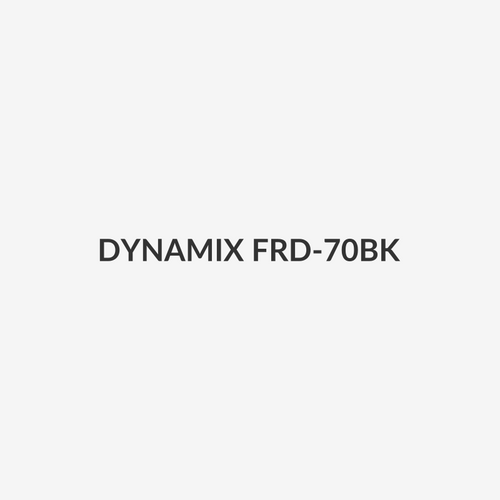 DYNAMIX FRD-70BK - 1m Floor Mount Round Wiring Duct. Dims - 70mm x 16.5mm 2x Strips of Double Sided