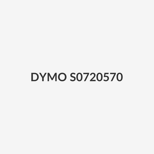 DYMO S0720570 - Genuine D1 Label Cassette Tape 12mm x 7M Black on Red Suitable for the Label Manage