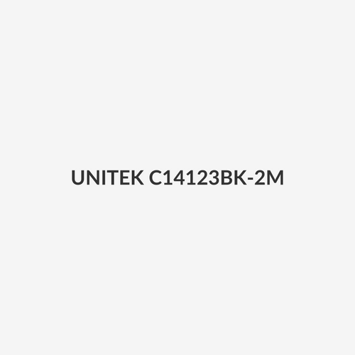 UNITEK C14123BK-2M - 2m USB-C to Right Angled 90 Degree USB-C Connector. Supports 100W PD Fast Charging