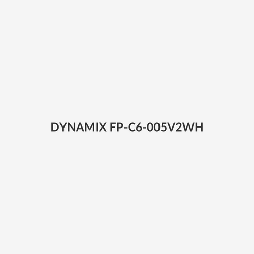 DYNAMIX FP-C6-005V2WH - Cat6 UTP Style RJ45 Slimline Jack T568A Wiring 180 Jack White