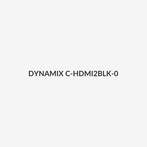 DYNAMIX C-HDMI2BLK-0 - 0.5m HDMI BLACK Nano High Speed w/ Ethernet Cable. UHD Display up to 4K2K@60Hz