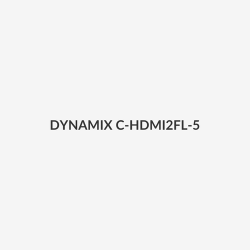 DYNAMIX C-HDMI2FL-5 - 5m HDMI High Speed 18Gbps Flexi Lock Cable w/ Ethernet Max Res: 4K2K@60Hz