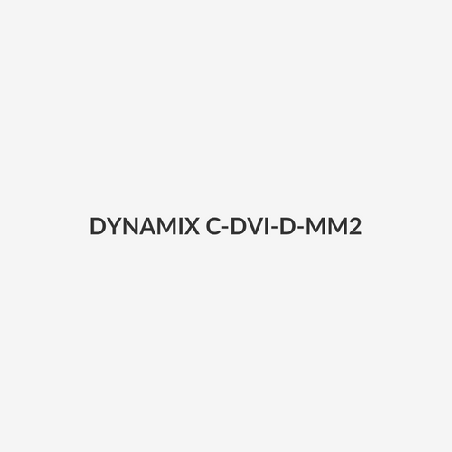DYNAMIX C-DVI-D-MM2 - 2m DVI-D Male to DVI-D Male Digital Dual Link 24+1 Cable Supports DVI Digital