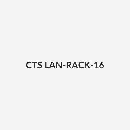 CTS LAN-RACK-16 - 16 Slot UniverMedia Converter Rack 19'' rack mountable.
