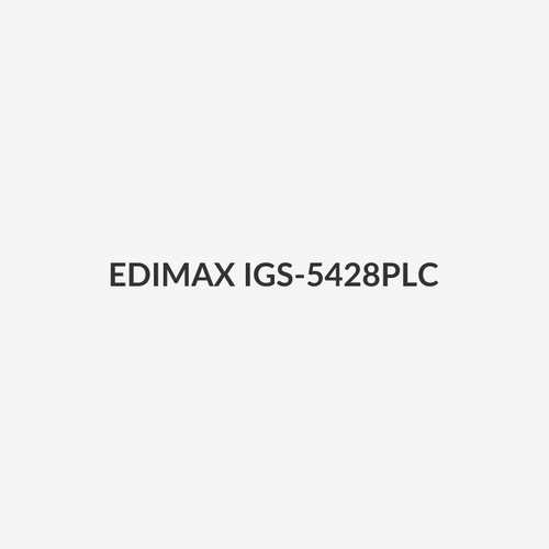 EDIMAX IGS-5428PLC - Industrial Surveillance VLAN 28-Port Gigabit PoE+ Web Smart Switch