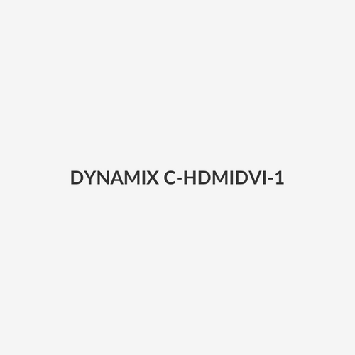 DYNAMIX C-HDMIDVI-1 - 1m HDMI Male to DVI-D Male (18+1) Cable. Single Link Max Res:1080P 60Hz