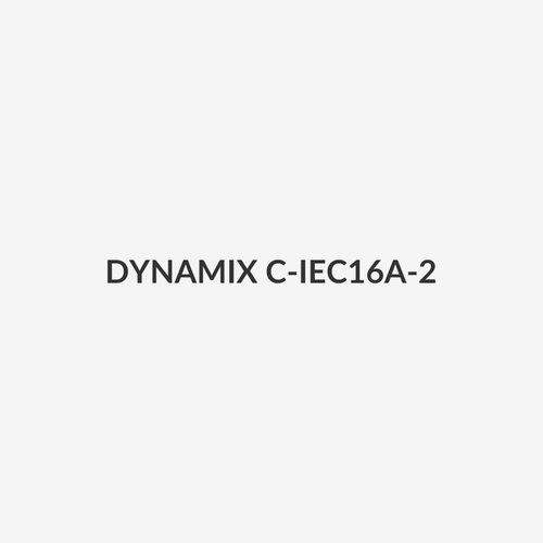 DYNAMIX C-IEC16A-2 - 2M IEC 16A Power Extension Cord (C20 Plug to C19 Socket) 15mm2 Black