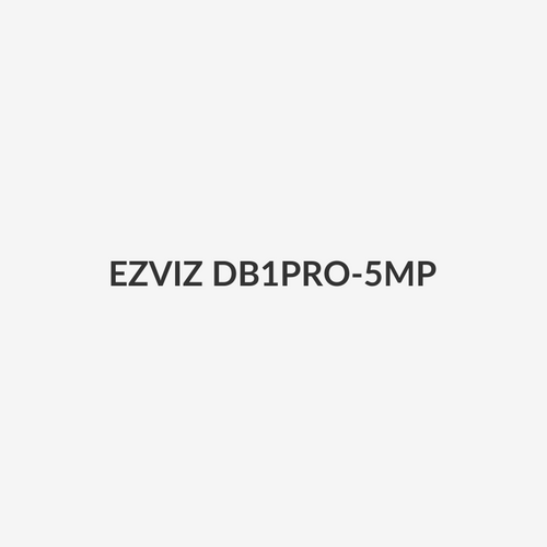 EZVIZ DB1PRO-5MP - EZVIZ WiFi Video Doorbell (Wired) with 176 FoV & 2-Way Talk. 2K (5MP) Res, IR Vision (up to 5m), Dual-Band, Supports H.265, Built-in Mic & Speaker, IP65, Supports STOCK CLEARANCE SALE