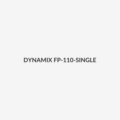 DYNAMIX FP-110-SINGLE - Single Port Face Plate for RJ45 110 Keystone Jacks NOTE Jack Pins at Top of Plate