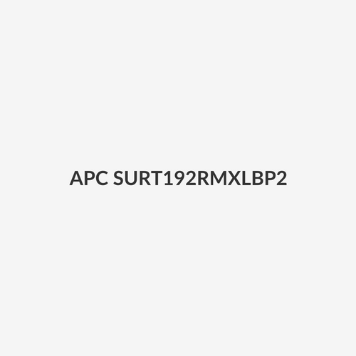 APC SURT192RMXLBP2 - Smart-UPS 192V 6U External Battery Pack for RT Series SURT15KRMXLI & SURT20KRMXLI