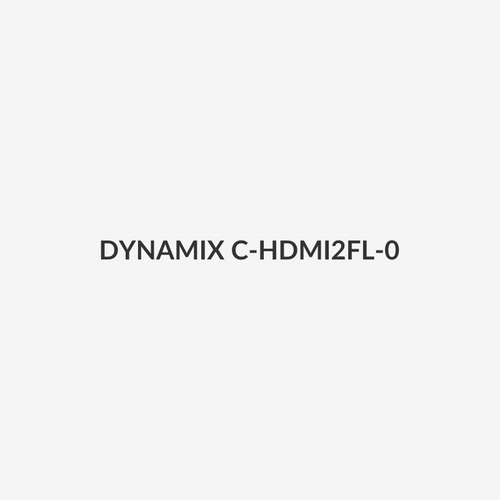DYNAMIX C-HDMI2FL-0 - 0.5m HDMI High Speed 18Gbps Flexi Lock Cable w/ Ethernet. Max Res: 4K2K@60Hz