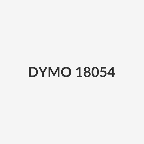 DYMO 18054 - Genuine Rhino Industrial Labels- Heat Shrink 9mm Black on Yellow. industrial grade