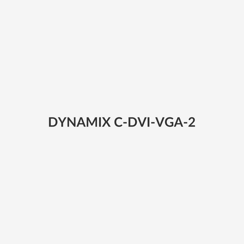 DYNAMIX C-DVI-VGA-2 - 2m DVI-I Male to VGA Male Cable