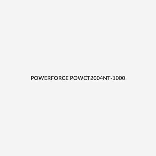 POWERFORCE POWCT2004NT-1000 - 4.8 x 200mm Natural Cable Ties Pack of 1000 22kgs Tensile Strength
