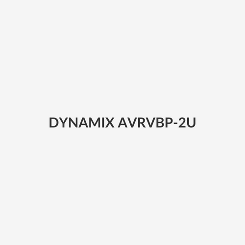 DYNAMIX AVRVBP-2U - AV Rack 2RU metal blanking panel w/ vented holes w/ #10-32 & #10-32 screws