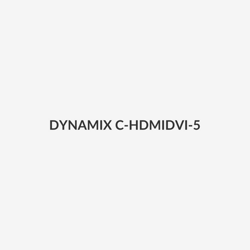 DYNAMIX C-HDMIDVI-5 - 5m HDMI Male to DVI-D Male (18+1) Cable. Single Link Max Res: 1080P@60Hz