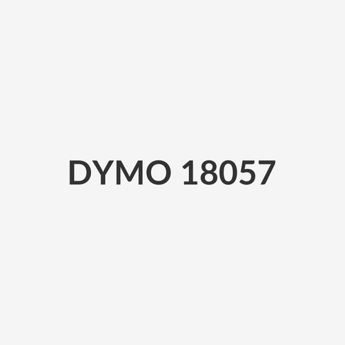 DYMO 18057 - Genuine Rhino Industrial Labels-Heat Shrink 19mm Black on White. industrial grade