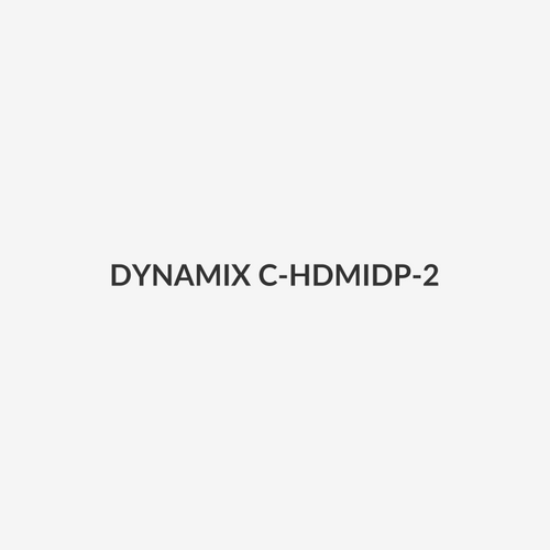 DYNAMIX C-HDMIDP-2 - 2m DisplayPort 1.2 to HDMI 1.4 Monitor cable Max Max Res: 4K@30Hz (3840x2160)