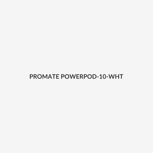 PROMATE POWERPOD-10-WHT - 10000mAh Ultra Compact 35W SuperSpeed Power Bank Built-in USB-C & Lightning Cables. 35W