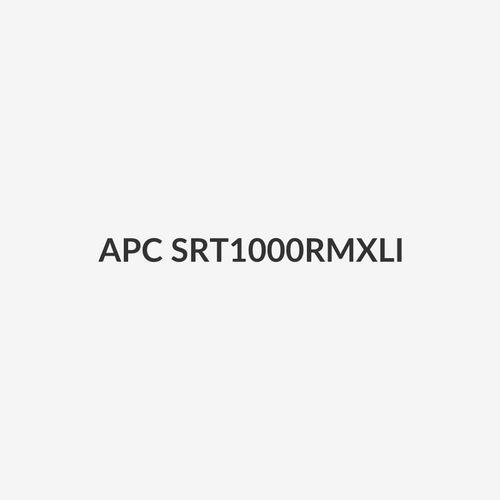 APC SRT1000RMXLI - Smart-UPS 1000VA (1000W) 2U 230V 6x IEC C13 Outlets. w/ Battery Backup.