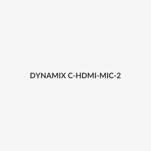 DYNAMIX C-HDMI-MIC-2 - 2m HDMI to HDMI Micro Cable v14 Max Res: 4K@30Hz Colour Black