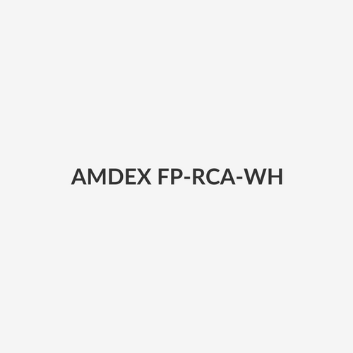 AMDEX FP-RCA-WH - White RCA to RCA Jack. Gold Plated