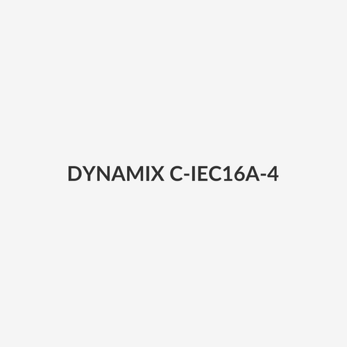 DYNAMIX C-IEC16A-4 - 4m IEC 16A Power Extension Cord (C20 Plug to C19 Socket) 15mm2 Black