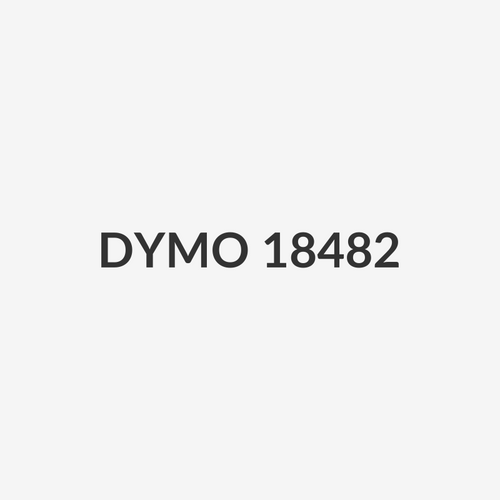 DYMO 18482 - Genuine Rhino Industrial Labels -Permanent 9mm Black on White.labeling panels