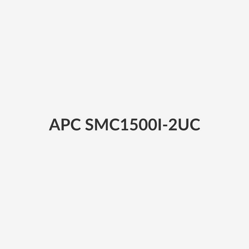 APC SMC1500I-2UC - Smart-UPS 1500VA (900W) 2U Rack Mount 230V Input/Output 4x IEC C13 Outlets