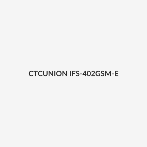 CTCUNION IFS-402GSM-E - 5 Port Fast Ethernet Managed Switch -40C +75C