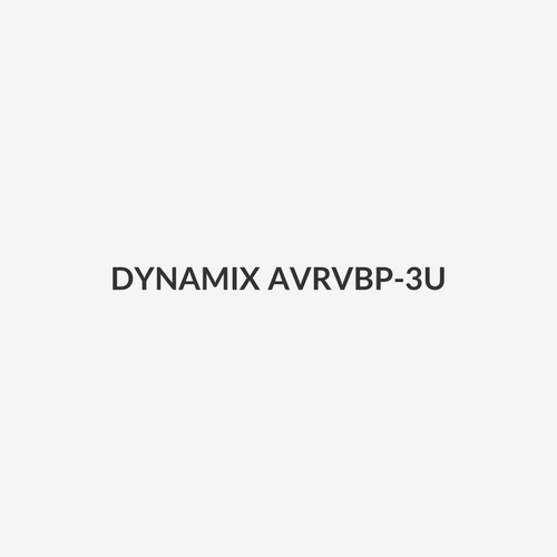 DYNAMIX AVRVBP-3U - AV Rack 3RU metal blanking panel w/ vented holes w/ #10-32 & #10-32 screws