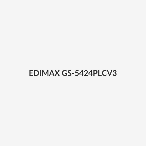 EDIMAX GS-5424PLCV3 - 28 Port Surveillance Long Range Gigabit PoE+ Web Smart Switch