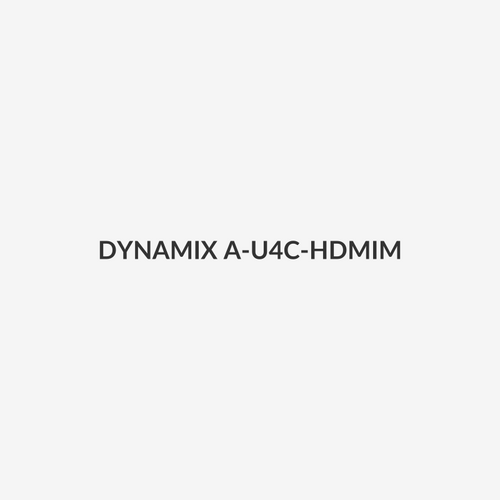 DYNAMIX A-U4C-HDMIM - USB-C 4.0 Female to HDMI Male Adapter, Supports 8K60Hz Sliver Aluminium Shell.