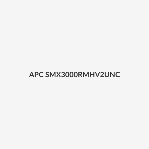 APC SMX3000RMHV2UNC - Smart-UPS 3000VA (2700W) 2U Rack/Tower Network Card 200V 240V Input/Output. 8x IEC C13