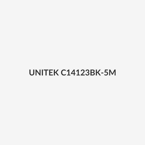 UNITEK C14123BK-5M - 5m USB-C to Right Angled 90 Degree USB-C Connector. Supports 100W PD Fast Charging