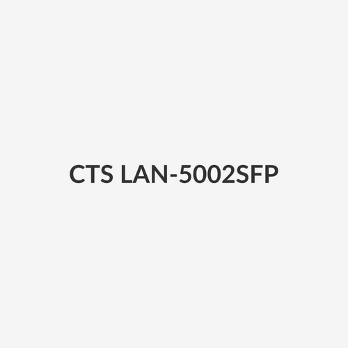 CTS LAN-5002SFP - CTS Dual SFP+ 10G Media Converter. Single-mode & Multimode SFP. Support 10 Gigabit Fiber to Fiber full duplex conversion. 3R Optical Signal Regeneration.
