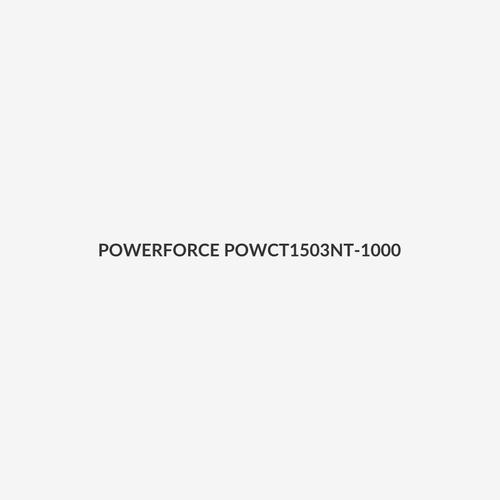 POWERFORCE POWCT1503NT-1000 - 3.6 x 150mm Natural Cable Ties Pack of 1000 18kgs Tensile Strength