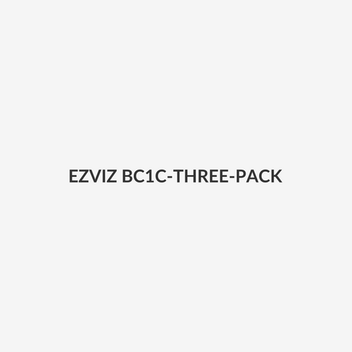 EZVIZ BC1C-THREE-PACK - 8MP (4K) 3-Pack BC1C Outdoor IP65 Security Camera Bundle. 10400mAh Battery Colour Night