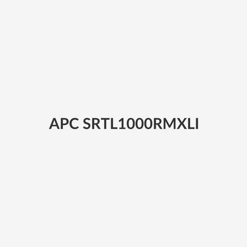APC SRTL1000RMXLI - APC Smart-UPS 1000VA (900W) Lithium 3U Rack Mount 230V 8x IEC C13 Outlets