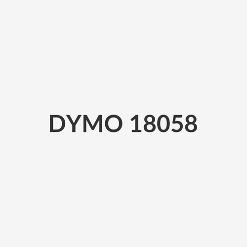 DYMO 18058 - Genuine Rhino Industrial Labels-Heat Shrink 19mm Black on Yellow. industrial grade