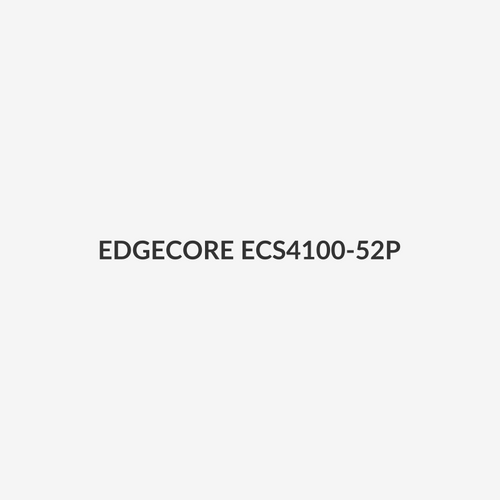 EDGECORE ECS4100-52P - 48 Gigabit PoE+ & 4 SFP Ports Managed L2+ Switch