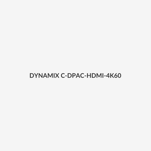 DYNAMIX C-DPAC-HDMI-4K60 - DisplayPort to HDMI Active Cable Converter 200mm Max Res 4K@60Hz (3840x2160)