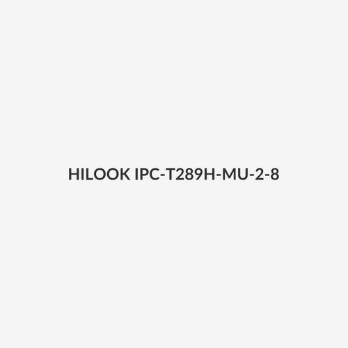 HILOOK IPC-T289H-MU-2-8 - 8MP IP Fixed Turret Camera w/ Active Colour Deterrence Strobe Light & Audio Alarm 2.8